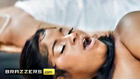 Jayla Page's ecstatic face during intense oral sex in steamy Brazzers scene