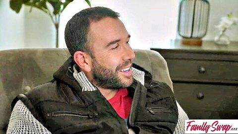 Lauren Phillips teases swap dad in Family Swap XXX scene