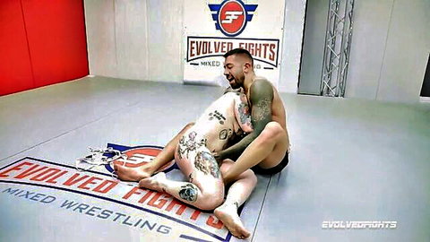 Kaiia Eve defeats Link Ryan in mixed wrestling, sits pussy on face and rides cock