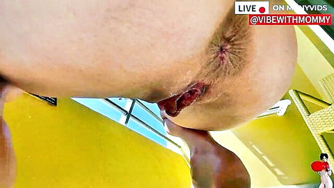 Jewish Stepmom Creampie Closeup with Stepson on Mexico Vacation
