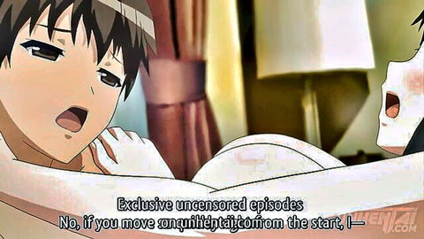 Hentai teen with huge tits in intense orgasm scene, uncensored