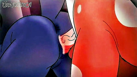Blitzo penetrates Octavia's pussy from behind in Helluva Boss hentai