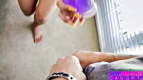 Carmen Caliente's fat ass in panties teases stepbro POV in Step Siblings Caught