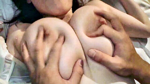 Aimi Yoshikawa's massive breasts groped intimately in JAV scene