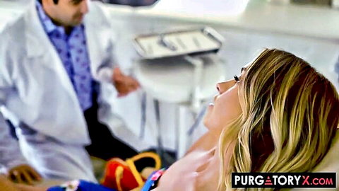 Khloe Kapri in seductive dentist exam with Donnie Rock