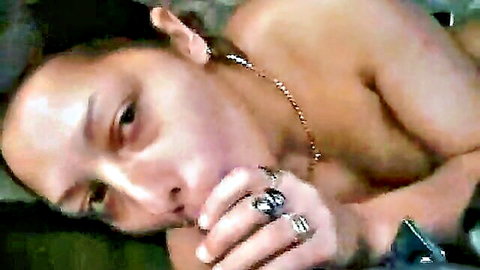 Topless Asian amateur wife in cumshot compilation thumbnail