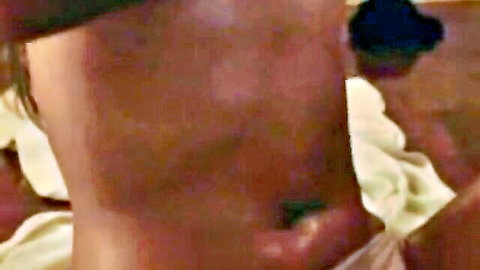 Sexy teen webcam girl licks tongue seductively showing deep cleavage in sheer lace bra