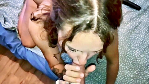 PCNGL420 intense POV blowjob, eyes closed in ecstasy after interrupted orgasm