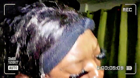 Tna Snow close-up with cum on hair, mouth GOAT talent, Brazzers babe