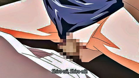 Mizuki hentai porn: white-haired anime girl in explicit censored sex scene