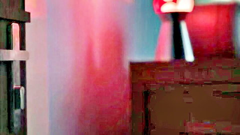 Mysterious red-lit bedroom in Bedtime Boogey Hentai anime porn video
