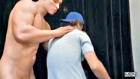 Malik Delgaty asserts dominance over fanboy Thomas Feller in gay encounter