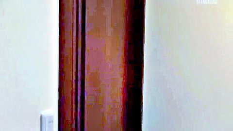Eimi Fukada peeking from door in teasing JAV scene
