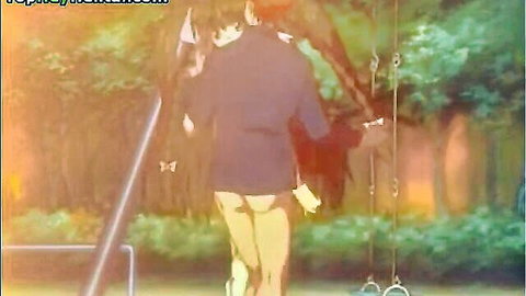 Hentai redhead 18yo beauty exposed ass bent over outdoors anime porn