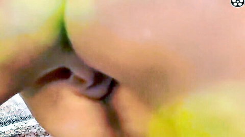 Indian woman spreading big ass exposing pussy and anus close-up