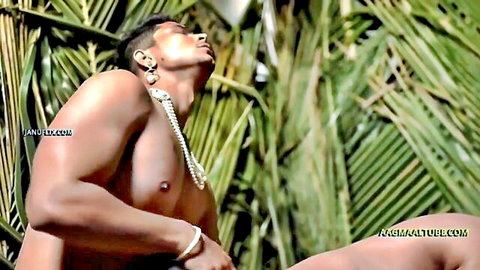 Ridhima Tiwari in Ullu jungle sex scene with husband, muscular Indian man shirtless