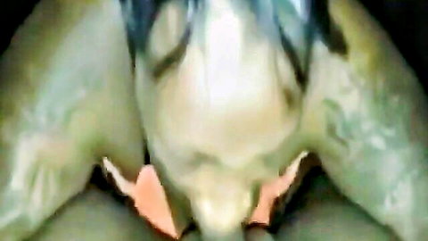 Extreme closeup of spread wet shaved pussy revealing pink inner labia and vaginal opening