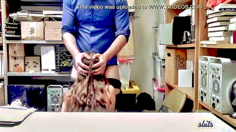 Blonde shoplifter cries and fucks officer for escape in ShopLyfter scene
