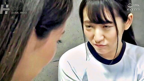 Miho Tono and Ai Kawana in teacher-student JAV scene, close talk