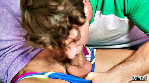 Diego Sans and Paul Canon in gay oral sex scene