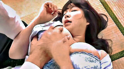 Marina Yuzuki young wife groped by in-law, exposed breasts JAV