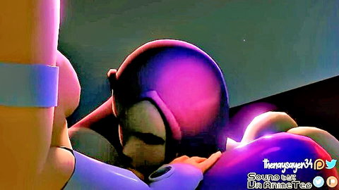 Starfuta and Raven intimate POV hentai embrace
