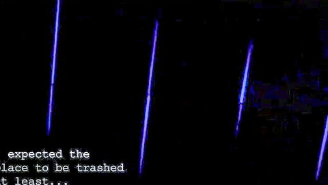 Hentai alien encounter with glowing blue tentacles in sci-fi porn scene