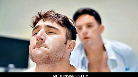 Michael Boston and Dakota Payne in intense doctor's office bareback encounter