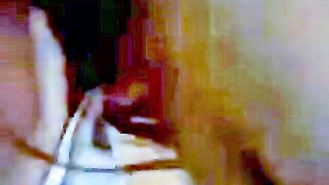 Indonesian couple in blurry foreplay before sex