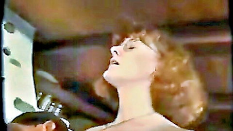 Mature curly-haired woman in intense oral ecstasy, older anal scene