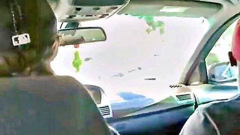 Misty and Melrose in intimate car ride with driver