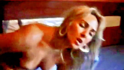 Blonde vixen topless in swinger ecstasy, cuckold filming the action