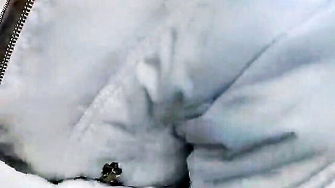 Cute blonde in white jacket for extraordinary outdoor sex