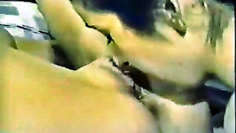 Blonde woman getting creampie eaten by partner in explicit close-up