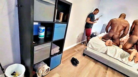 Hotwife Lexi Love in BBC threesome sucking big black cocks with Riley Jacobs