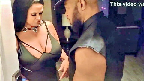 Kailani Kai in green dress seduces muscular Rodney St Cloud