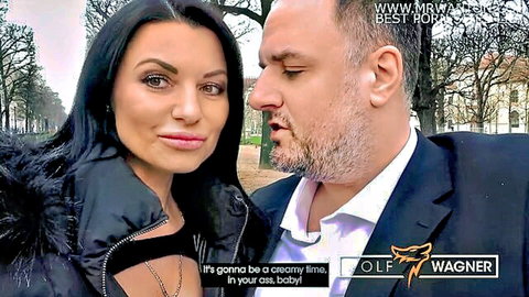 Ania Kinski French MILF teases anal outdoor with Wolf Wagner