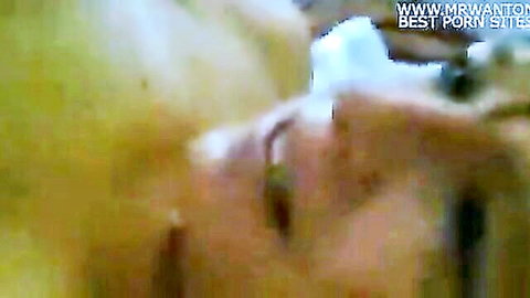Cock-hungry wife eagerly sucking hard dick in hot amateur blowjob
