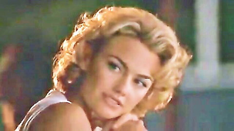 Kelly Carlson seductive blonde in white top from Nip/Tuck