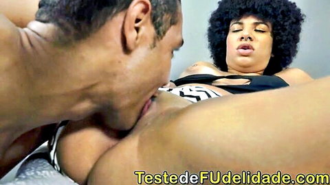 Gih Rocha moaning as stepdad performs oral on her in hot encounter