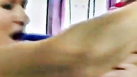 Granny Norma mature blowjob closeup oral action