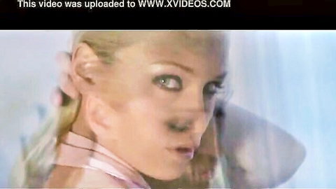 Blonde glamour dominatrix Kathia Nobili seductive closeup