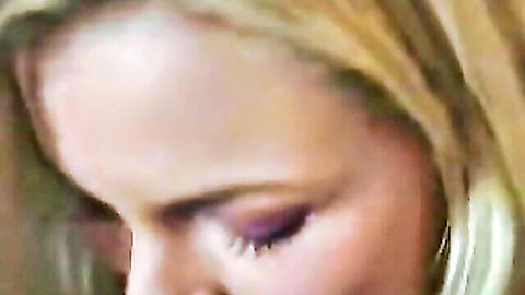 Blonde European woman close-up in Rocco's Romanian porno casting