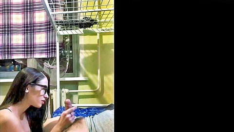 MaryVincXXX gives sensual handjob and cum swallow in POV scene