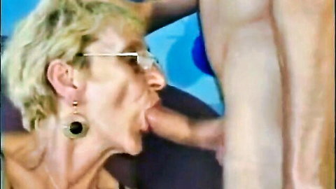 Chloe mature blonde giving blowjob in explicit oral scene