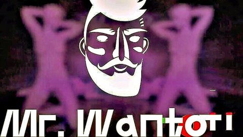 Stylized Mr. Wantoni thumbnail with bearded man and purple female silhouettes