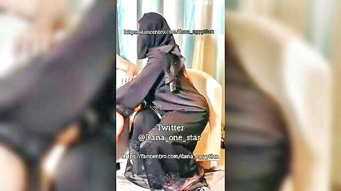 Dana Egyptian Arab Muslim with big boobs in abaya