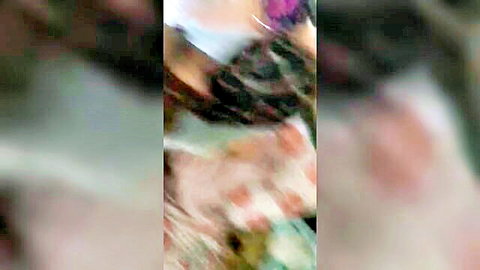 Blurry thumbnail of army chick in explicit homecoming fuck scene