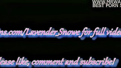 Lavender Snow in sloppy throatpie deepthroat compilation