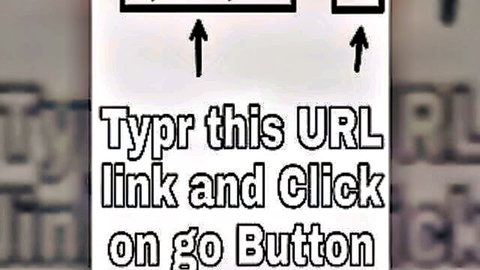Mysterious thumbnail with URL typing instruction and arrows, teasing hidden adult content